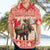 Personalized Canada Moose Hawaiian Shirt Maple Leaf Christmas Lightning Art - Wonder Print Shop