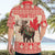 Personalized Canada Moose Hawaiian Shirt Maple Leaf Christmas Lightning Art - Wonder Print Shop