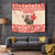 Personalized Canada Moose Tapestry Maple Leaf Christmas Lightning Art