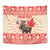 Personalized Canada Moose Tapestry Maple Leaf Christmas Lightning Art