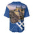 Slovakia Bojnice Castle Baseball Jersey Golden Eagle With Slovak Pattern - Wonder Print Shop