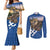 Slovakia Bojnice Castle Couples Matching Mermaid Dress and Long Sleeve Button Shirt Golden Eagle With Slovak Pattern