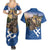 Slovakia Bojnice Castle Couples Matching Summer Maxi Dress and Hawaiian Shirt Golden Eagle With Slovak Pattern - Wonder Print Shop