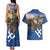 Slovakia Bojnice Castle Couples Matching Tank Maxi Dress and Hawaiian Shirt Golden Eagle With Slovak Pattern - Wonder Print Shop