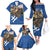 Slovakia Bojnice Castle Family Matching Off The Shoulder Long Sleeve Dress and Hawaiian Shirt Golden Eagle With Slovak Pattern - Wonder Print Shop