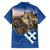 Slovakia Bojnice Castle Family Matching Puletasi and Hawaiian Shirt Golden Eagle With Slovak Pattern - Wonder Print Shop