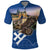 Slovakia Bojnice Castle Polo Shirt Golden Eagle With Slovak Pattern - Wonder Print Shop