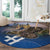 Slovakia Bojnice Castle Round Carpet Golden Eagle With Slovak Pattern