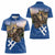 Slovakia Bojnice Castle Women Polo Shirt Golden Eagle With Slovak Pattern - Wonder Print Shop