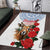 Slovakia Restoration Day 1993 Area Rug Tatra Chamois With Red Rose - Wonder Print Shop