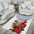 Slovakia Restoration Day 1993 Area Rug Tatra Chamois With Red Rose - Wonder Print Shop