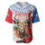 Slovakia Restoration Day 1993 Baseball Jersey Tatra Chamois With Red Rose - Wonder Print Shop