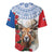 Slovakia Restoration Day 1993 Baseball Jersey Tatra Chamois With Red Rose - Wonder Print Shop