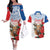 Slovakia Restoration Day 1993 Couples Matching Off The Shoulder Long Sleeve Dress and Hawaiian Shirt Tatra Chamois With Red Rose - Wonder Print Shop