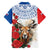 Slovakia Restoration Day 1993 Family Matching Off The Shoulder Long Sleeve Dress and Hawaiian Shirt Tatra Chamois With Red Rose - Wonder Print Shop