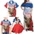 Slovakia Restoration Day 1993 Family Matching Off Shoulder Maxi Dress and Hawaiian Shirt Tatra Chamois With Red Rose - Wonder Print Shop