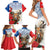 Slovakia Restoration Day 1993 Family Matching Short Sleeve Bodycon Dress and Hawaiian Shirt Tatra Chamois With Red Rose - Wonder Print Shop