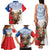 Slovakia Restoration Day 1993 Family Matching Tank Maxi Dress and Hawaiian Shirt Tatra Chamois With Red Rose - Wonder Print Shop