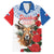 Slovakia Restoration Day 1993 Hawaiian Shirt Tatra Chamois With Red Rose - Wonder Print Shop