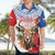 Slovakia Restoration Day 1993 Hawaiian Shirt Tatra Chamois With Red Rose - Wonder Print Shop