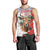 Slovakia Restoration Day 1993 Men Tank Top Tatra Chamois With Red Rose - Wonder Print Shop