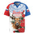 Slovakia Restoration Day 1993 Rugby Jersey Tatra Chamois With Red Rose - Wonder Print Shop