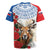 Slovakia Restoration Day 1993 Rugby Jersey Tatra Chamois With Red Rose - Wonder Print Shop