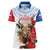 Slovakia Restoration Day 1993 Women Polo Shirt Tatra Chamois With Red Rose - Wonder Print Shop