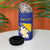 Personalized Bosnia and Herzegovina Independence Day 4 in 1 Can Cooler Tumbler Golden Eagle With Lilium Bosniacum