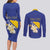 Personalized Bosnia and Herzegovina Independence Day Couples Matching Long Sleeve Bodycon Dress and Long Sleeve Button Shirt Golden Eagle With Lilium Bosniacum