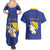 Personalized Bosnia and Herzegovina Independence Day Couples Matching Summer Maxi Dress and Hawaiian Shirt Golden Eagle With Lilium Bosniacum