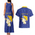 Personalized Bosnia and Herzegovina Independence Day Couples Matching Tank Maxi Dress and Hawaiian Shirt Golden Eagle With Lilium Bosniacum