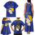 Personalized Bosnia and Herzegovina Independence Day Family Matching Tank Maxi Dress and Hawaiian Shirt Golden Eagle With Lilium Bosniacum