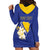 Personalized Bosnia and Herzegovina Independence Day Hoodie Dress Golden Eagle With Lilium Bosniacum