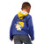 Personalized Bosnia and Herzegovina Independence Day Kid Hoodie Golden Eagle With Lilium Bosniacum