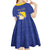 Personalized Bosnia and Herzegovina Independence Day Kid Short Sleeve Dress Golden Eagle With Lilium Bosniacum