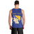 Personalized Bosnia and Herzegovina Independence Day Men Tank Top Golden Eagle With Lilium Bosniacum - Wonder Print Shop