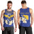 Personalized Bosnia and Herzegovina Independence Day Men Tank Top Golden Eagle With Lilium Bosniacum - Wonder Print Shop