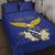 Personalized Bosnia and Herzegovina Independence Day Quilt Bed Set Golden Eagle With Lilium Bosniacum - Wonder Print Shop