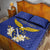 Personalized Bosnia and Herzegovina Independence Day Quilt Bed Set Golden Eagle With Lilium Bosniacum - Wonder Print Shop