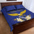 Personalized Bosnia and Herzegovina Independence Day Quilt Bed Set Golden Eagle With Lilium Bosniacum - Wonder Print Shop