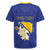 Personalized Bosnia and Herzegovina Independence Day Rugby Jersey Golden Eagle With Lilium Bosniacum - Wonder Print Shop