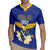 Personalized Bosnia and Herzegovina Independence Day Rugby Jersey Golden Eagle With Lilium Bosniacum - Wonder Print Shop