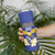 Personalized Bosnia and Herzegovina Independence Day Skinny Tumbler Golden Eagle With Lilium Bosniacum - Wonder Print Shop