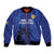 Custom Bosnia and Herzegovina Football Bomber Jacket The Dragons Go Champions