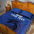 Custom Bosnia and Herzegovina Football Quilt Bed Set The Dragons Go Champions - Wonder Print Shop