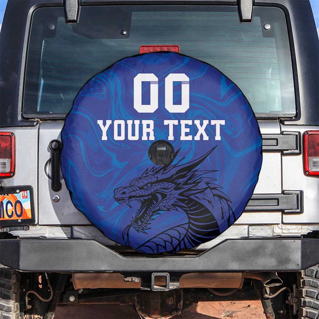 Custom Bosnia and Herzegovina Football Spare Tire Cover The Dragons Go Champions - Wonder Print Shop