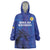 Custom Bosnia and Herzegovina Football Wearable Blanket Hoodie The Dragons Go Champions