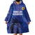 Custom Bosnia and Herzegovina Football Wearable Blanket Hoodie The Dragons Go Champions