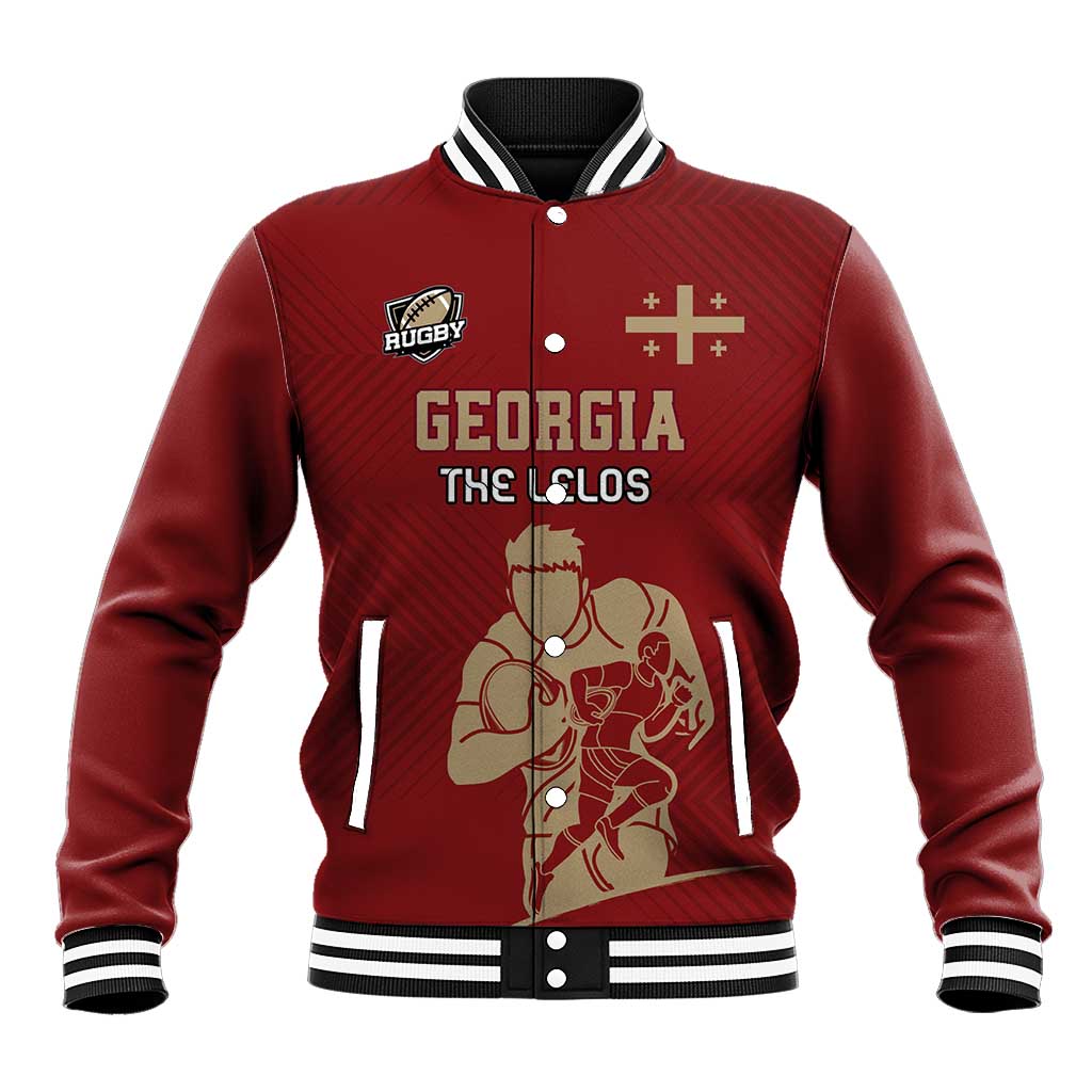 Custom Georgia Rugby Baseball Jacket The Lelos Go Champions